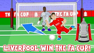 🏆Liverpool win the FA Cup🏆 Chelsea vs Liverpool penalty shootout 2022 Tsmikas 56 penalties [upl. by Guod]