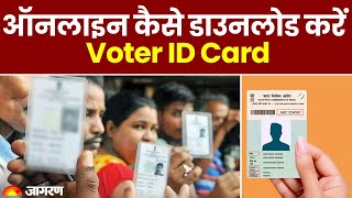 Lok Sabha Election 2024ऑनलाइन कैसे डाउनलोड करें Voter ID Card  Hindi News [upl. by Granthem]