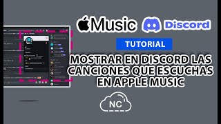 COMO MOSTRAR EN DISCORD LAS CANCIONES QUE ESCUCHAS EN APPLE MUSIC [upl. by Sakovich]