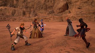 Kingdom Hearts III PC Mods  Terra Aqua and Ven vs Xehanort and Vanitas [upl. by Aisac]