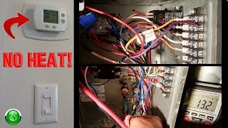 How To Repair Electric Central Heating SystemNo Heat [upl. by Yrocal493]