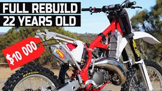 JawDropping Dirt Bike Restoration  2 stroke YZ125 [upl. by Rise75]