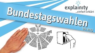 Bundestagswahlen bis 2013 einfach erklärt explainity® Erklärvideo [upl. by Robertson]