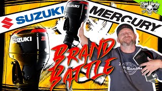 BRAND BATTLE SUZUKI 250 SS vs MERCURY PRO XS 250 [upl. by Buff]