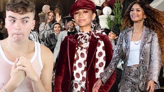 Reacting to Zendaya X Tommy Hilfiger Fashion Show not everyone can be a fashion designer [upl. by Anayad671]