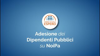 Adesione dei dipendenti pubblici su NoiPA [upl. by Attenweiler617]