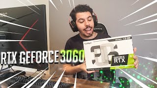 UNBOXING E PRIMEIRAS IMPRESSÕES RTX 3060 PALIT UMA VERDADEIRA PLACA DE VIDEO GAMER [upl. by Ybrad882]