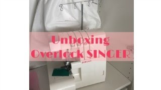 Unboxing Overlock SINGER de Lidl [upl. by Geordie]