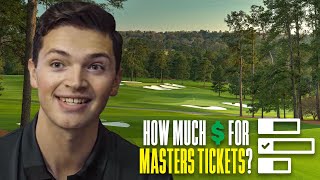 How much people would spend for Masters tickets [upl. by Irret778]