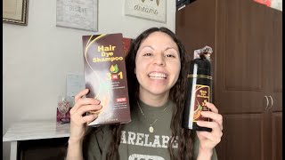 Review of the 3 in 1 Hair Dye Shampoo for gray hair [upl. by Eseela]