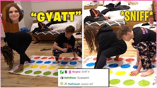 CLIX Cant Stop STARING At LINA While Playing TWISTER On Live STREAM FLIRTING [upl. by Elleirb]