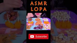 ASMR EATING DRY FRUITS ALMONDS DATES NUTS RAISINS shorts short shortsfeed mukbang eatingshow [upl. by Margarette]