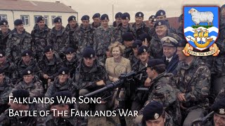 Falklands War Song  Battle of The Falklands War [upl. by Ettenawtna]