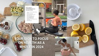 How to Start a SUSTAINABLE Health amp Fitness Journey in 2024  from enjoyable workouts to clear skin [upl. by Yelhsa]