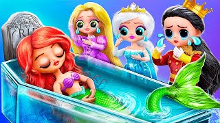 ¿Qué le Pasó a la Princesa Ariel 32 Manualidades de Sirena para Muñecas LOL OMG [upl. by Girard]