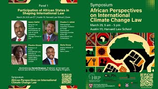 Panel 1 Participation of African States in Shaping International Law [upl. by Kerrison399]