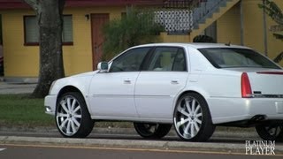 CADILLAC DTS on STAGGERED FORGIATO CONCAVO ST PETE [upl. by Sheridan]