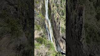 Dangars Falls with its rainbow near Armidale 3 Oct 2024 [upl. by Isleana720]