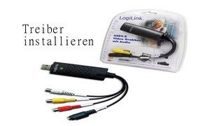 Tutorial  LogiLink USB 20 Video und Audio Grabber Treiber installieren auch für Windows 8 [upl. by Shiverick]