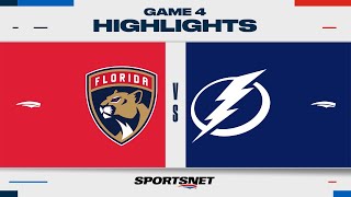 NHL Game 4 Highlights  Panthers vs Lightning  April 27 2024 [upl. by Aeriel]