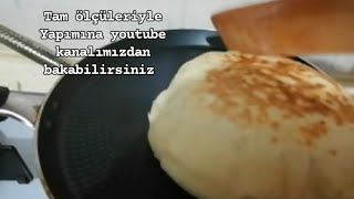 TAM ÖLÇÜLERİ İLE KOLAY BAZLAMA hamur işleri recipe Ekmek Asmr keşfet [upl. by Hopper]