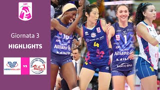 Milano  Scandicci  Highlights  3 Giornata Campionato 2324  Lega Volley Femminile [upl. by Atinor]