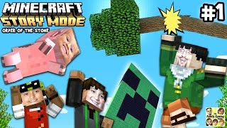 Lets Play Minecraft Story Mode 1 ✉ DEAR MOJANG ✉ Episode One The Order of the Stone [upl. by Uyr611]