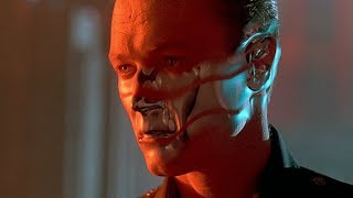 Steelworks T800 vs T1000 Extended scene  Terminator 2 Remastered [upl. by Azeria1]