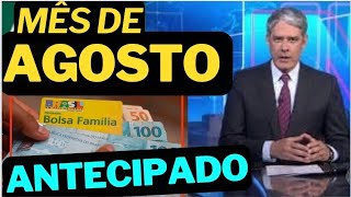 CALENDÁRIO DO AUXÍLIO BRASIL em AGOSTO 2024 Vai ser ANTECIPADO COM NOVOS ADICIONAIS PAGOS Confira [upl. by Fanchie]