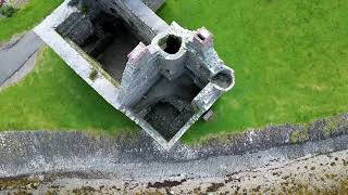 Lochranza Castle 4k drone [upl. by Hoskinson]