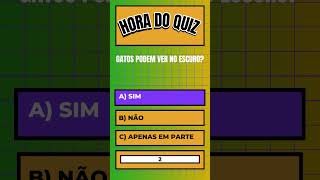 🐱🐶💕Hora do Quiz  Curiosidades sobre Animais Domésticos quiz [upl. by Grata]