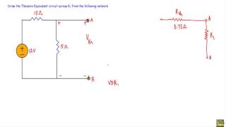 Thevenin Circuit  Example 1 [upl. by Adebayo]