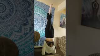 Headstand practice today [upl. by Eidualc]