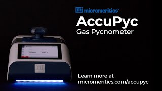 Micromeritics AccuPyc The Easiest Fastest and Most Accurate Pycnometer Ever [upl. by Saiasi134]