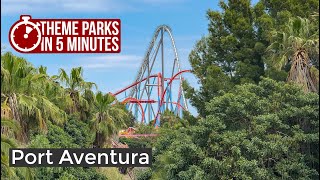 PortAventura World Spain  Theme Parks in 5 Minutes [upl. by Mora]