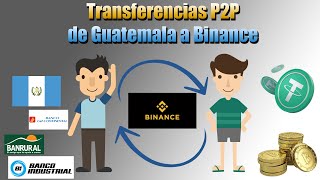 ¿Como hacer transferencias P2P en Binance desde Guatemala  Comprar Cryptomonedas en Guatemala [upl. by Haseena839]