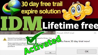 idm has not been registered for 30 days trial period is over solution  how to use idm after 30 days [upl. by Bridgette]