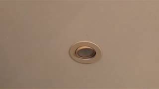 Recessed tilting ceiling light bulb replacement [upl. by Gregson]