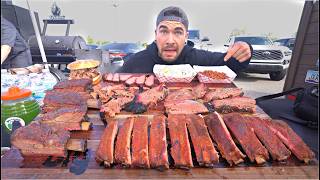 ATTEMPTING THE BIGGEST BBQ EATING CHALLENGE IN PHOENIX Joel Hansen [upl. by Yrrad472]