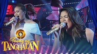 Tawag ng Tanghalan Maricel Callo Mary Gidget Dela Llana sing quotNo More Tears Enough is Enoughquot [upl. by Esiuolyram]