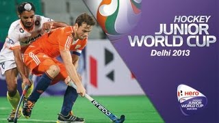 Netherlands vs India  Mens Hero Hockey Junior World Cup India 06122013 [upl. by Kaufman]