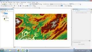 Création des courbes de niveau à partir dun DEM  MNT sous ArcMAP Tutoriel [upl. by Swart746]