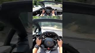 Lamborghini Huracan Evo Spyder Sounds Amazing  POV Drive [upl. by Pfeffer483]