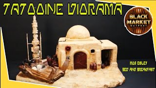 Star Wars DIY Scratch Built Tatooine Diorama [upl. by Rein]