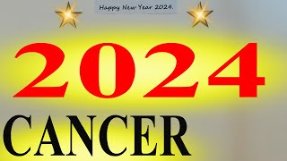 CANCER 2024 TAROT THE YEAR OF TRUE LOVE AND TRUE CAREER SUCCESS WHICH YOU DESERVE Cancer Tarot 2024 [upl. by Shanahan]