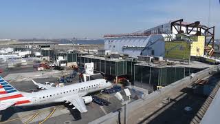 LaGuardia Terminal B Construction Earthcam Timelapse of Eastern Concourse Construction 20192020 [upl. by Ilonka]