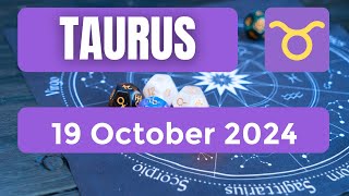 Taurus horoscope  Taurus Horoscope for Today 19 October 2024 [upl. by Acirrej]