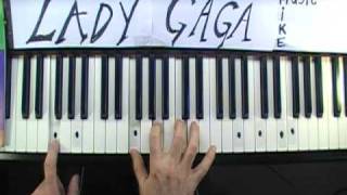 How to Play Bad Romance Lady Gaga [upl. by Essile952]