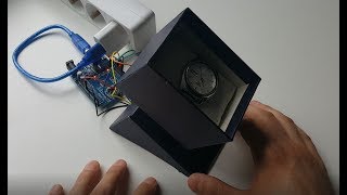 How to make Watchwinder for Automatic Watches  DIY Project Tutorial  using Arduino [upl. by Hunger]