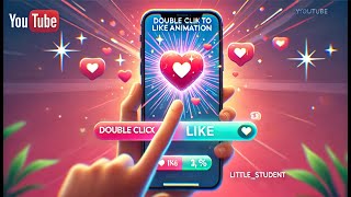 Create a Double Tap Heart Animation with Like Count Effect  Easy HTML CSS amp JavaScript Tutorial [upl. by Airamas774]